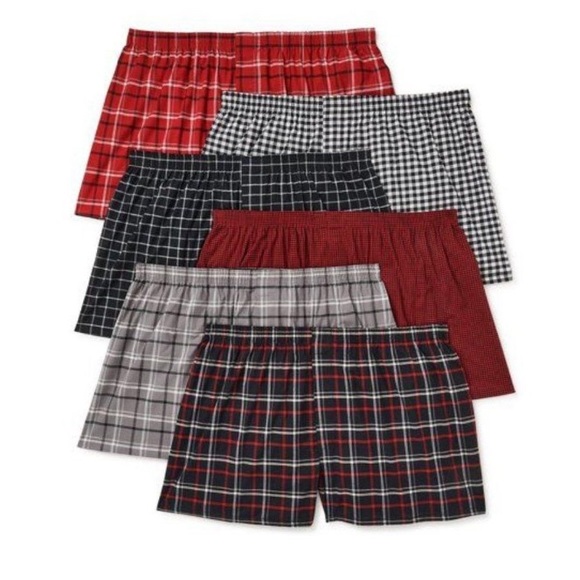 George 6 pack woven plaid boxers size 3XL - Picture 1 of 4